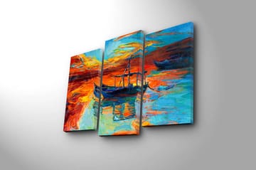 Canvastavla Scenic 3-pack Flerfärgad - 20x39 cm - Inredning - Tavlor & posters - Canvastavla