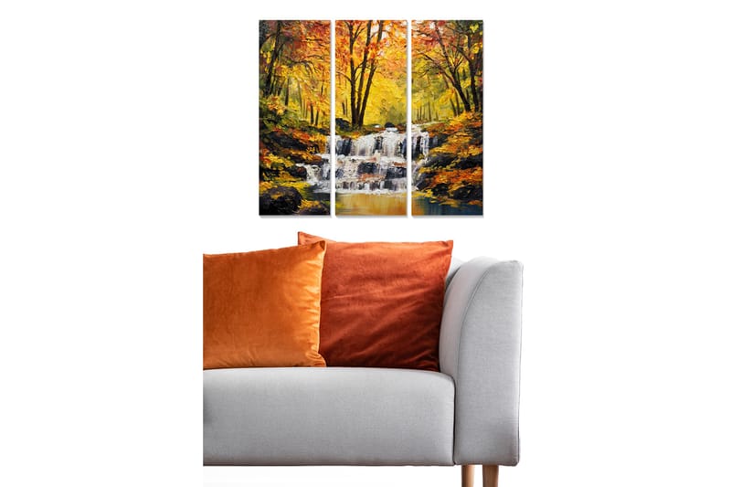 Canvastavla Scenic 3-pack Flerfärgad - 20x50 cm - Inredning - Tavlor & posters - Canvastavla