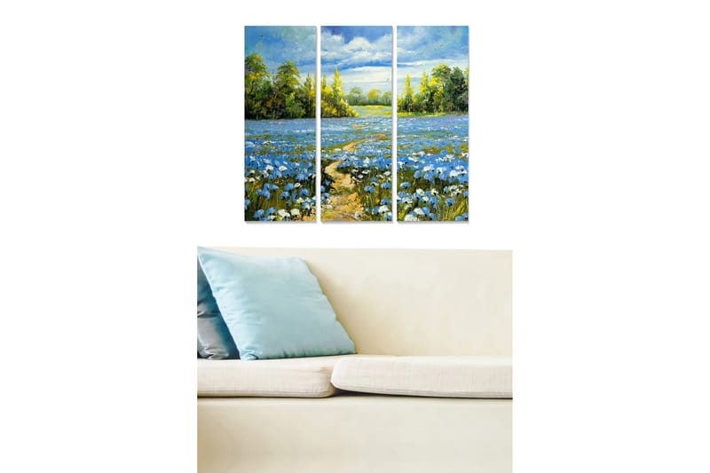 Canvastavla Scenic 3-pack Flerfärgad - 20x50 cm - Inredning - Tavlor & posters - Canvastavla