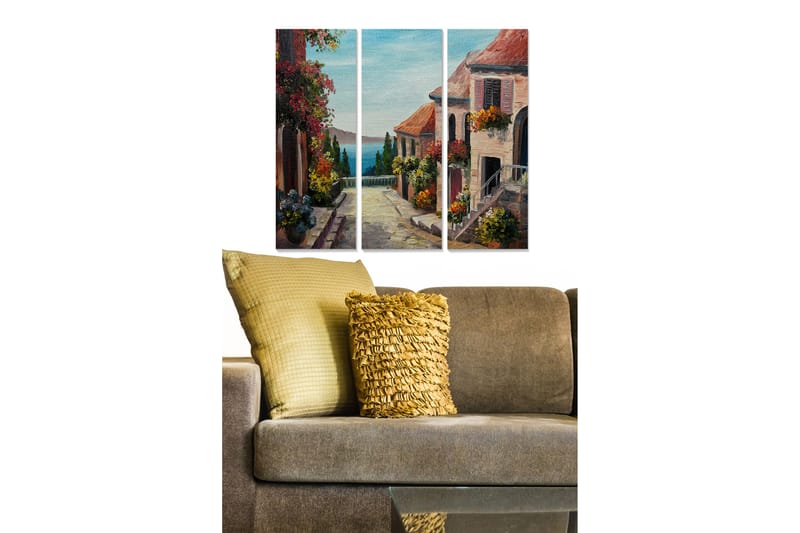 Canvastavla Scenic 3-pack Flerfärgad - 20x50 cm - Inredning - Tavlor & posters - Canvastavla