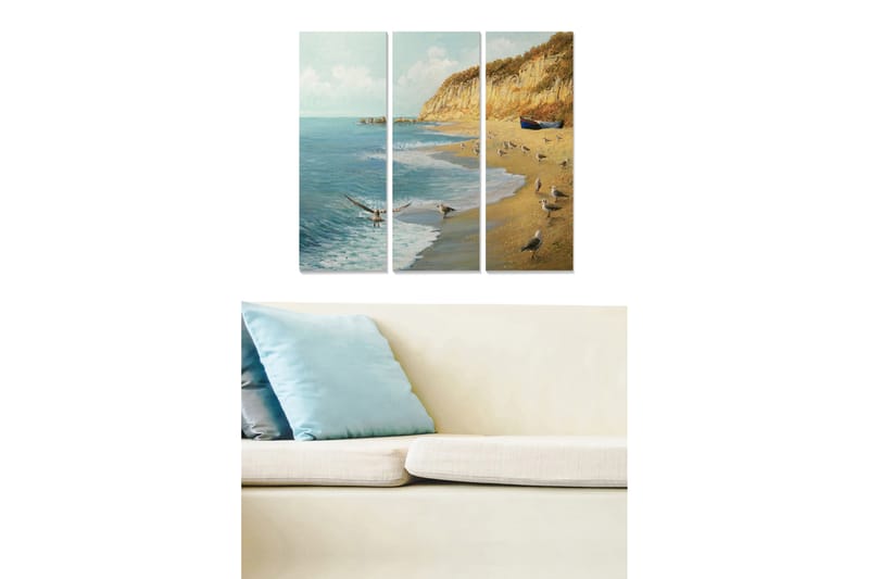 Canvastavla Scenic 3-pack Flerfärgad - 20x50 cm - Inredning - Tavlor & posters - Canvastavla