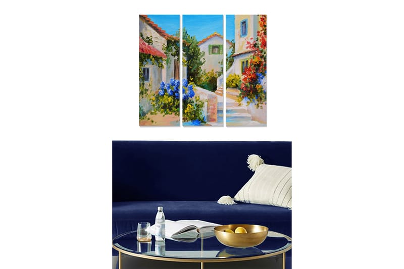 Canvastavla Scenic 3-pack Flerfärgad - 20x50 cm - Inredning - Tavlor & posters - Canvastavla