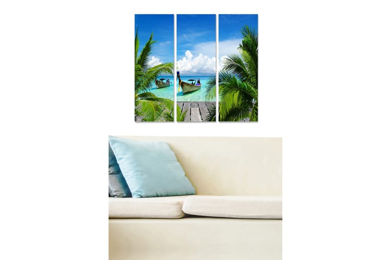 Canvastavla Scenic 3-pack Flerfärgad - 20x50 cm - Inredning - Tavlor & posters - Canvastavla