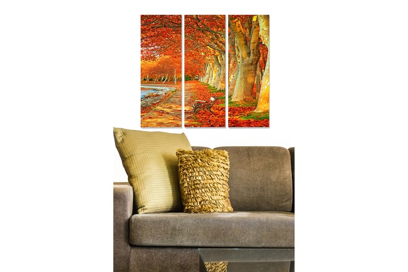 Canvastavla Scenic 3-pack Flerfärgad - 20x50 cm - Inredning - Tavlor & posters - Canvastavla