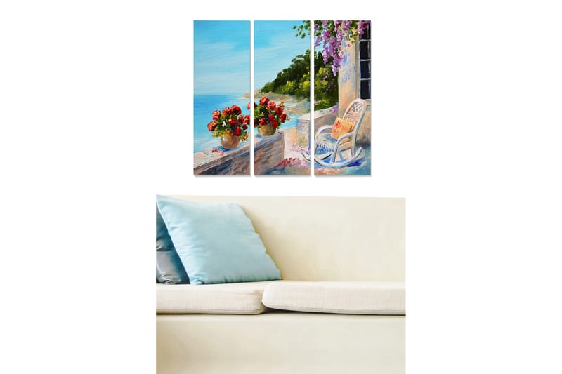 Canvastavla Scenic 3-pack Flerfärgad - 20x50 cm - Inredning - Tavlor & posters - Canvastavla