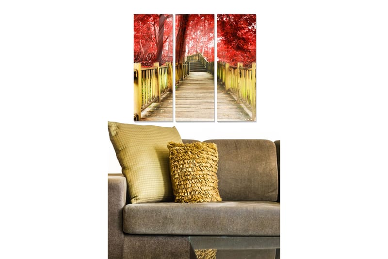 Canvastavla Scenic 3-pack Flerfärgad - 20x50 cm - Inredning - Tavlor & posters - Canvastavla