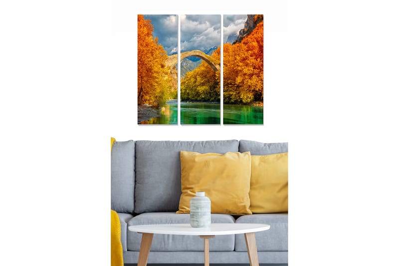 Canvastavla Scenic 3-pack Flerfärgad - 20x50 cm - Inredning - Tavlor & posters - Canvastavla