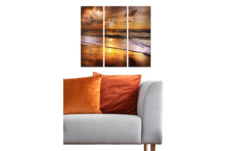 Canvastavla Scenic 3-pack Flerfärgad - 20x50 cm - Inredning - Tavlor & posters - Canvastavla