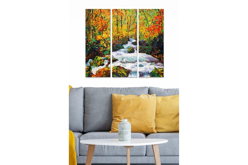 Canvastavla Scenic 3-pack Flerfärgad - 20x50 cm - Inredning - Tavlor & posters - Canvastavla