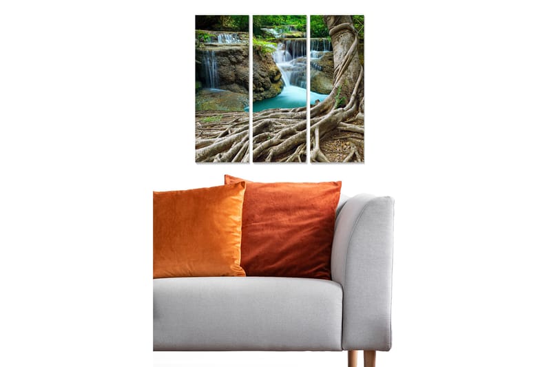 Canvastavla Scenic 3-pack Flerfärgad - 20x50 cm - Inredning - Tavlor & posters - Canvastavla