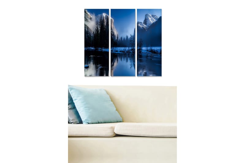 Canvastavla Scenic 3-pack Flerfärgad - 20x50 cm - Inredning - Tavlor & posters - Canvastavla