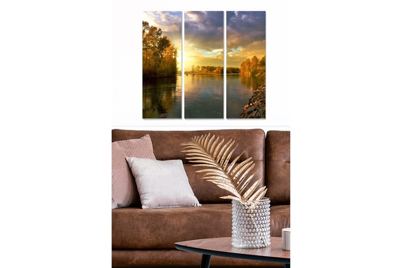 Canvastavla Scenic 3-pack Flerfärgad - 20x50 cm - Inredning - Tavlor & posters - Canvastavla