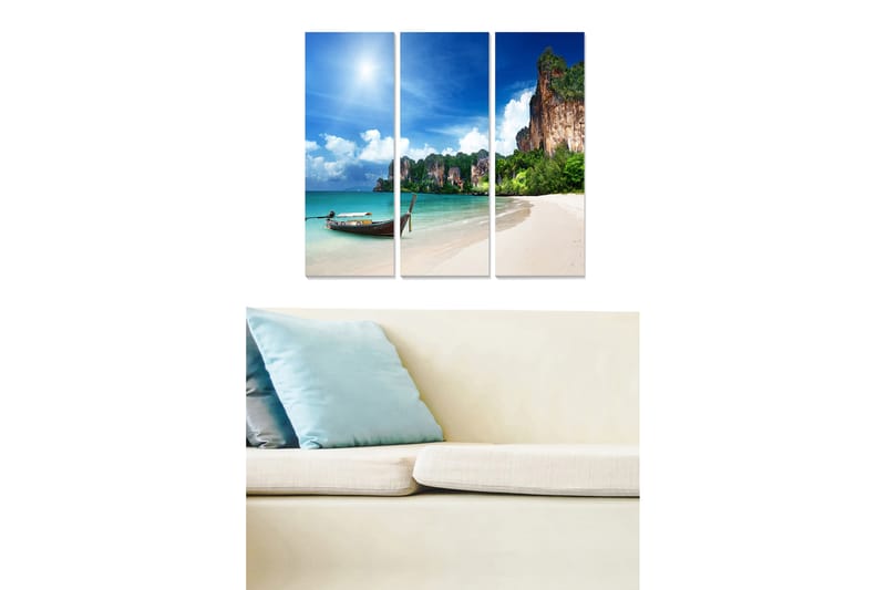 Canvastavla Scenic 3-pack Flerfärgad - 20x50 cm - Inredning - Tavlor & posters - Canvastavla