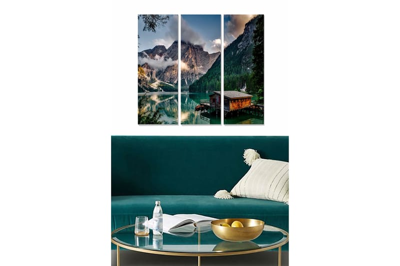 Canvastavla Scenic 3-pack Flerfärgad - 20x50 cm - Inredning - Tavlor & posters - Canvastavla