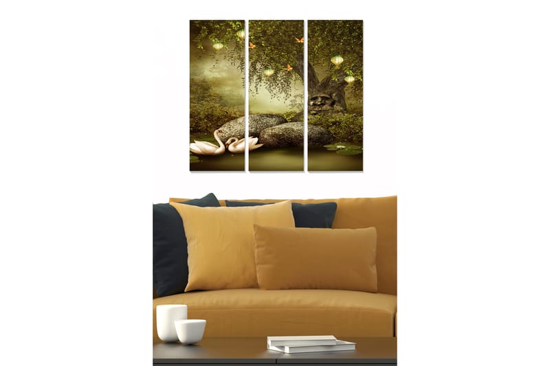 Canvastavla Scenic 3-pack Flerfärgad - 20x50 cm - Inredning - Tavlor & posters - Canvastavla