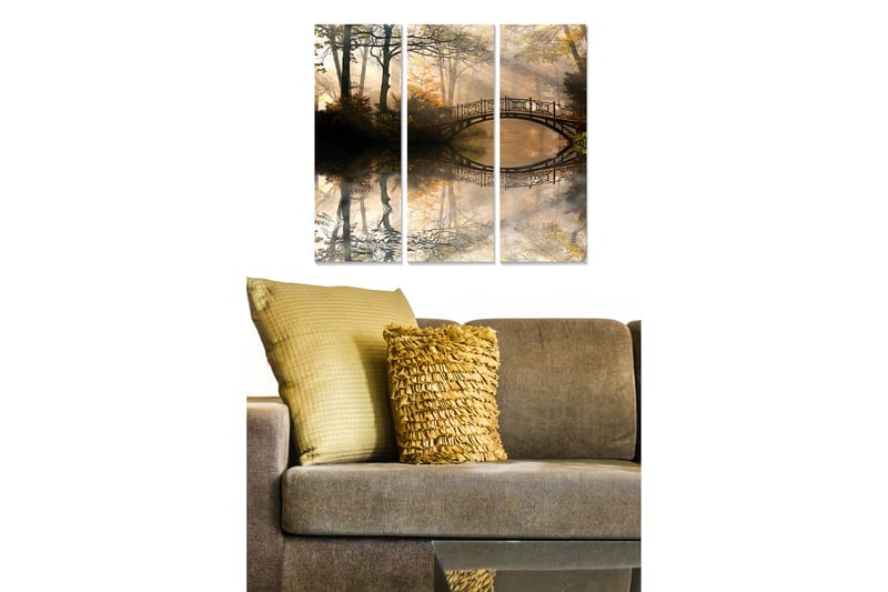 Canvastavla Scenic 3-pack Flerfärgad - 20x50 cm - Inredning - Tavlor & posters - Canvastavla