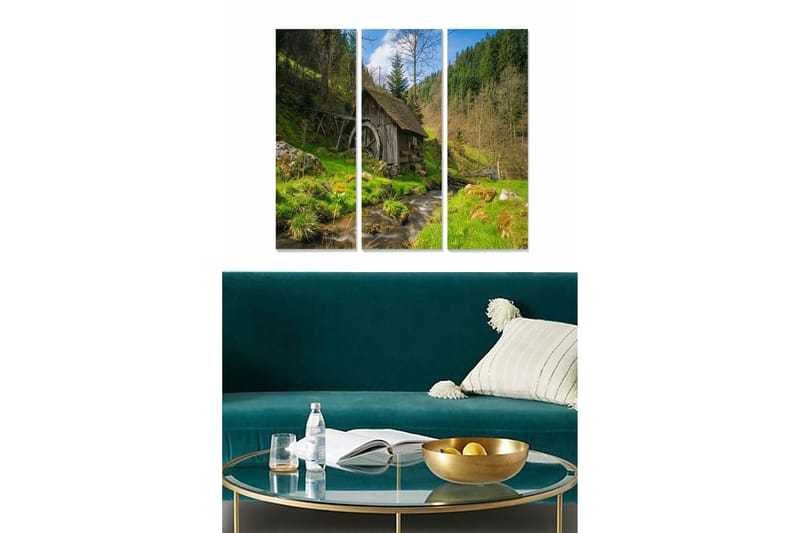 Canvastavla Scenic 3-pack Flerfärgad - 20x50 cm - Inredning - Tavlor & posters - Canvastavla