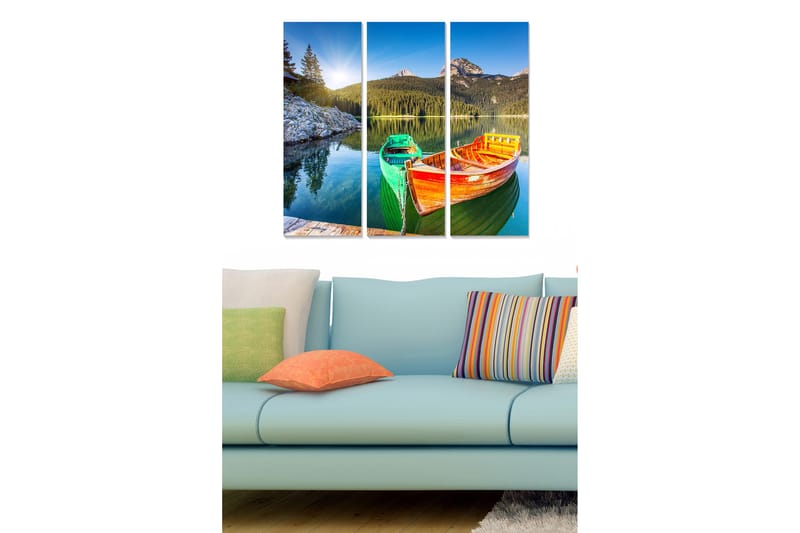 Canvastavla Scenic 3-pack Flerfärgad - 20x50 cm - Inredning - Tavlor & posters - Canvastavla