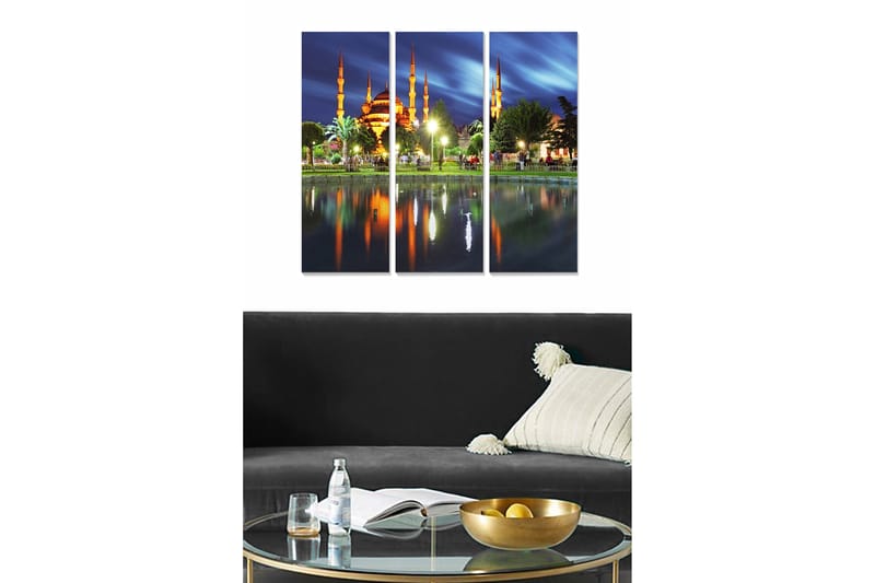 Canvastavla Scenic 3-pack Flerfärgad - 20x50 cm - Inredning - Tavlor & posters - Canvastavla