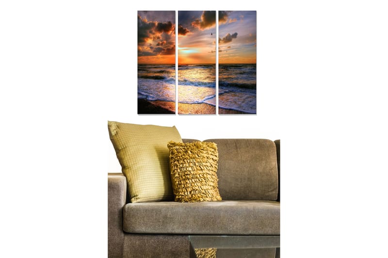 Canvastavla Scenic 3-pack Flerfärgad - 20x50 cm - Inredning - Tavlor & posters - Canvastavla