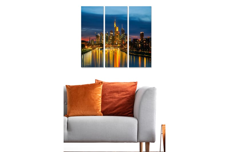 Canvastavla Scenic 3-pack Flerfärgad - 20x50 cm - Inredning - Tavlor & posters - Canvastavla