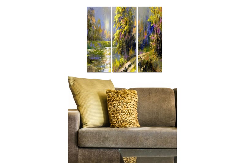 Canvastavla Scenic 3-pack Flerfärgad - 20x50 cm - Inredning - Tavlor & posters - Canvastavla