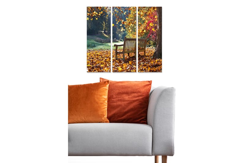 Canvastavla Scenic 3-pack Flerfärgad - 20x50 cm - Inredning - Tavlor & posters - Canvastavla