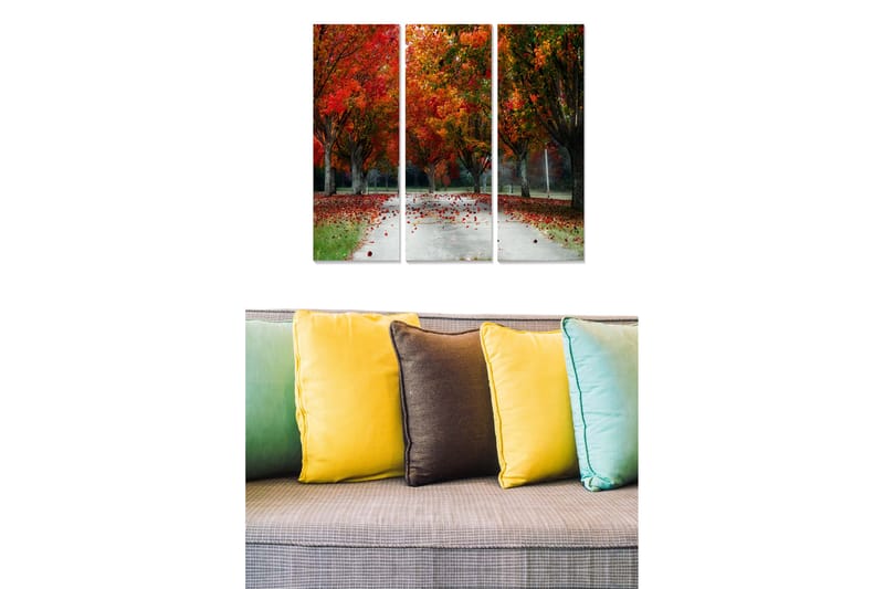 Canvastavla Scenic 3-pack Flerfärgad - 20x50 cm - Inredning - Tavlor & posters - Canvastavla