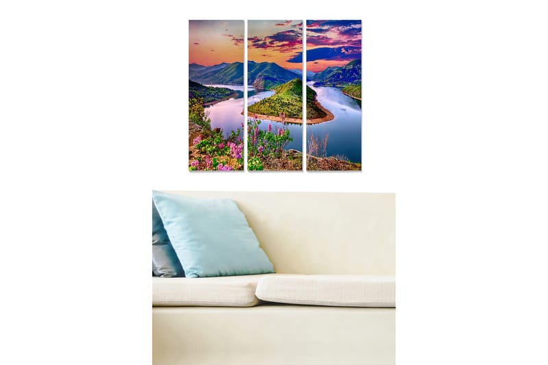 Canvastavla Scenic 3-pack Flerfärgad - 20x50 cm - Inredning - Tavlor & posters - Canvastavla