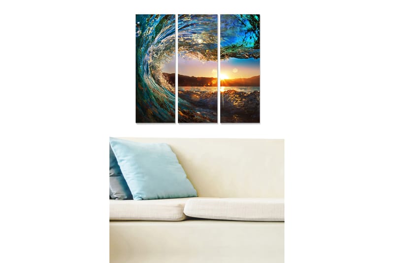 Canvastavla Scenic 3-pack Flerfärgad - 20x50 cm - Inredning - Tavlor & posters - Canvastavla