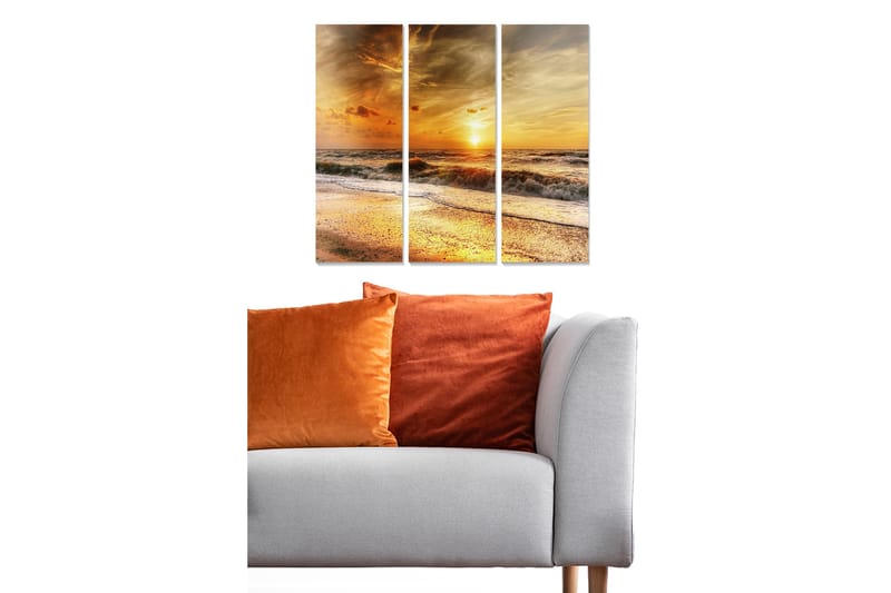 Canvastavla Scenic 3-pack Flerfärgad - 20x50 cm - Inredning - Tavlor & posters - Canvastavla