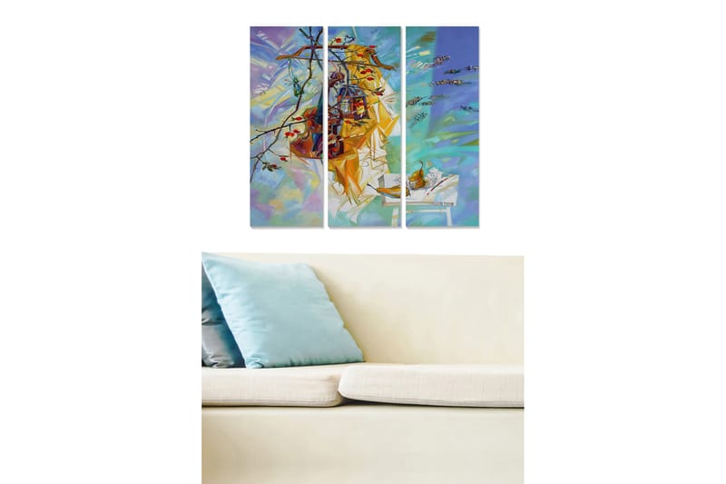 Canvastavla Scenic 3-pack Flerfärgad - 20x50 cm - Inredning - Tavlor & posters - Canvastavla