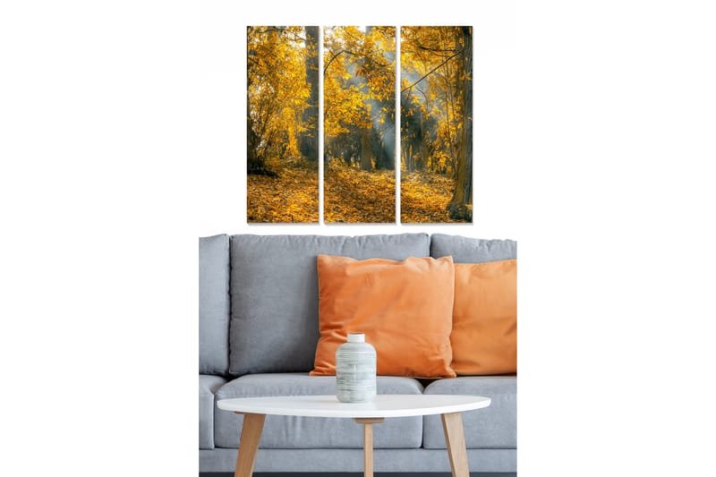 Canvastavla Scenic 3-pack Flerfärgad - 20x50 cm - Inredning - Tavlor & posters - Canvastavla