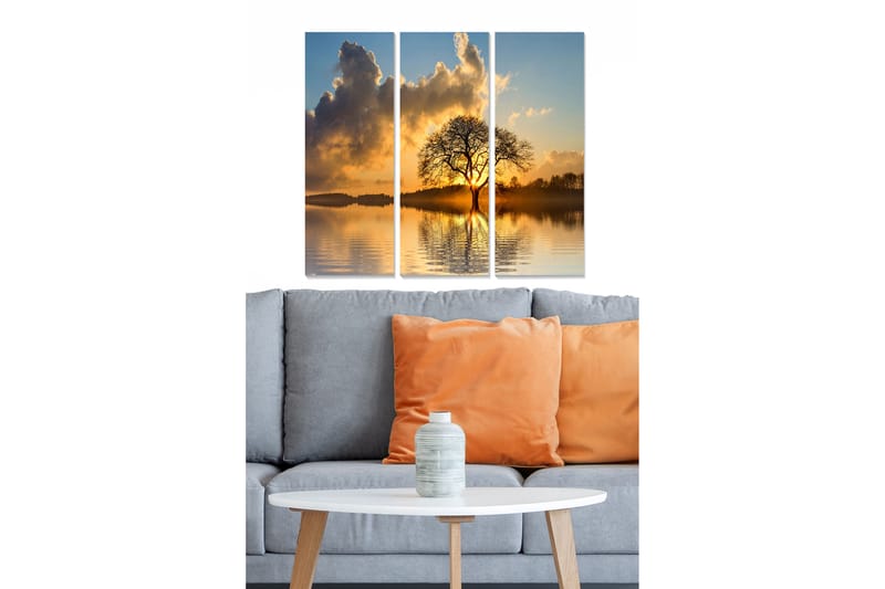 Canvastavla Scenic 3-pack Flerfärgad - 20x50 cm - Inredning - Tavlor & posters - Canvastavla