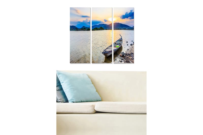 Canvastavla Scenic 3-pack Flerfärgad - 20x50 cm - Inredning - Tavlor & posters - Canvastavla