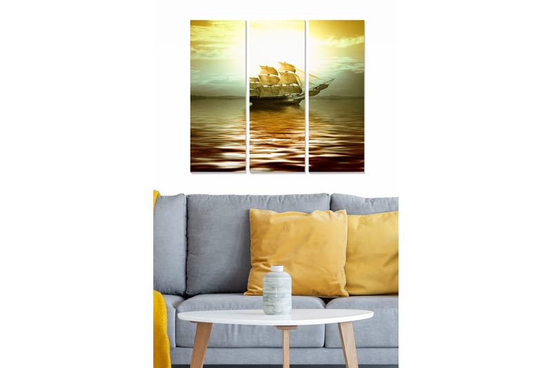 Canvastavla Scenic 3-pack Flerfärgad - 20x50 cm - Inredning - Tavlor & posters - Canvastavla