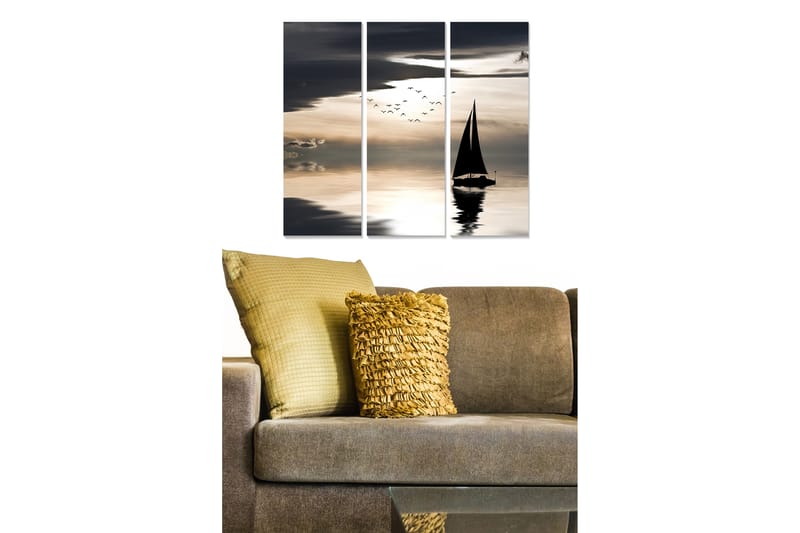 Canvastavla Scenic 3-pack Flerfärgad - 20x50 cm - Inredning - Tavlor & posters - Canvastavla