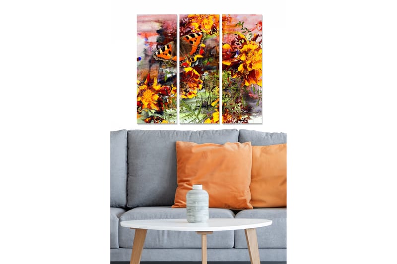 Canvastavla Scenic 3-pack Flerfärgad - 20x50 cm - Inredning - Tavlor & posters - Canvastavla