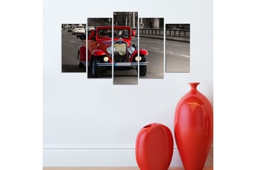 Canvastavla Vehicles 5-pack Flerfärgad - 20x60 cm - Inredning - Tavlor & posters - Canvastavla