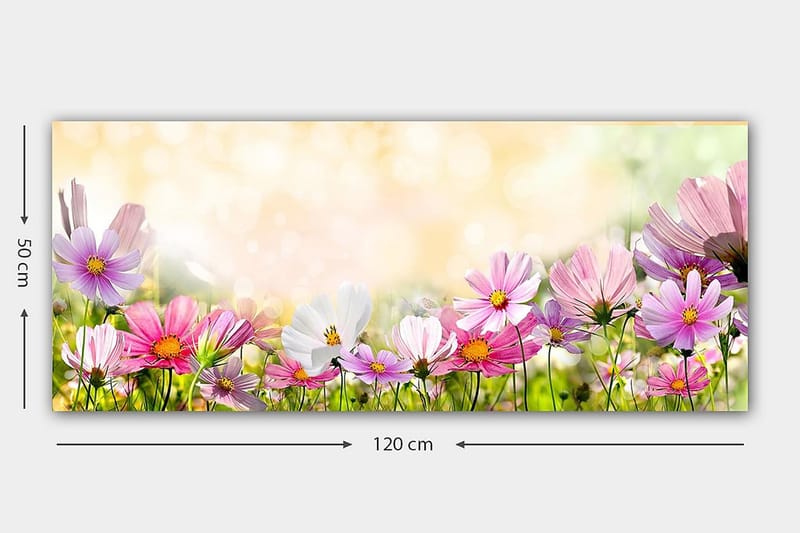 Canvastavla YTY Floral & Botanical Flerfärgad - 120x50 cm - Inredning - Tavlor & posters - Canvastavla