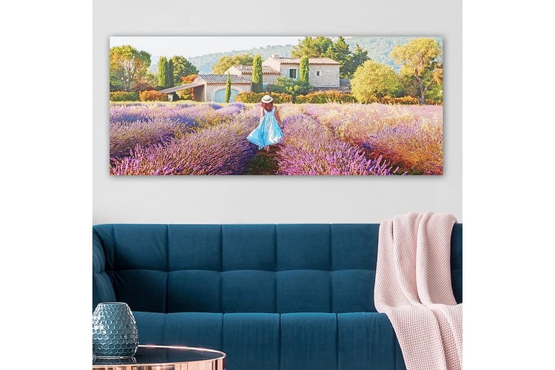 Canvastavla YTY Floral & Botanical Flerfärgad - 120x50 cm - Inredning - Tavlor & posters - Canvastavla