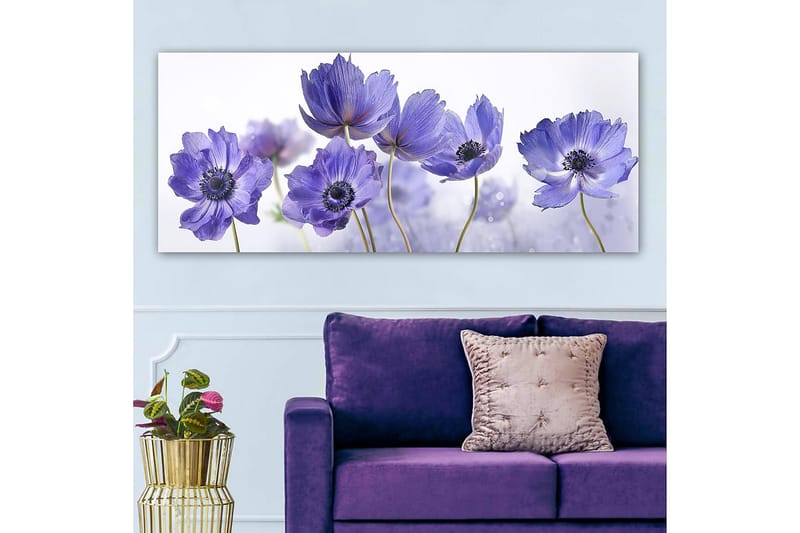 Canvastavla YTY Floral & Botanical Flerfärgad - 120x50 cm - Inredning - Tavlor & posters - Canvastavla