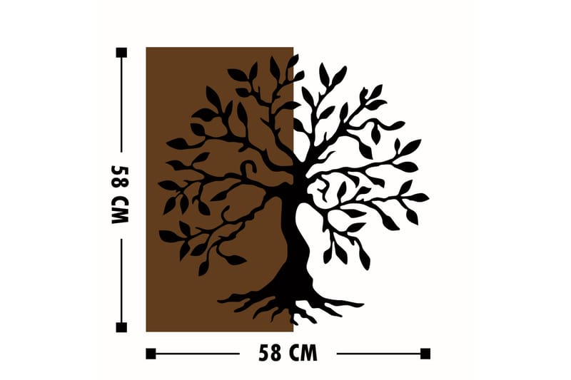 Dekoration Trätavlor - Inredning - Tavlor & posters - Canvastavla