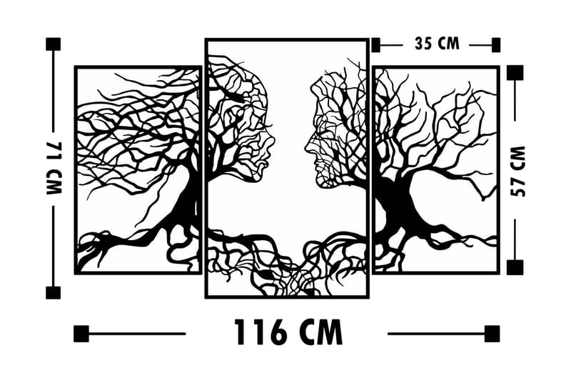 Dekoration Väggtext - Inredning - Tavlor & posters - Canvastavla