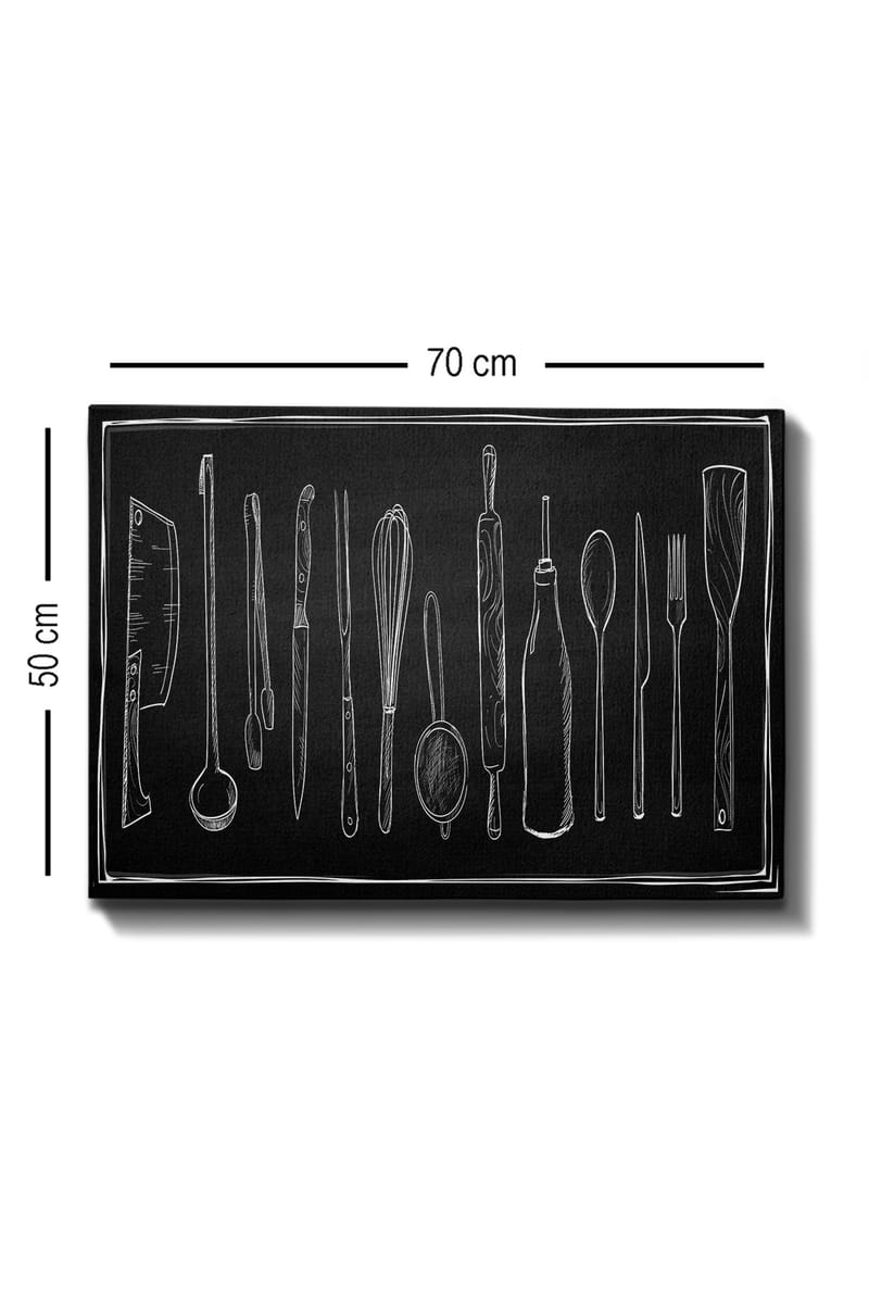 Dekorativ Canvastavla 50x70 cm - Flerfärgad - Inredning - Tavlor & posters - Canvastavla