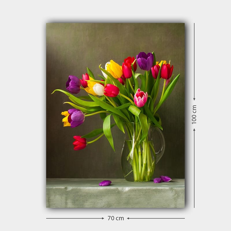 Dekorativ Canvastavla 70x100 cm - Flerfärgad - Inredning - Tavlor & posters - Canvastavla