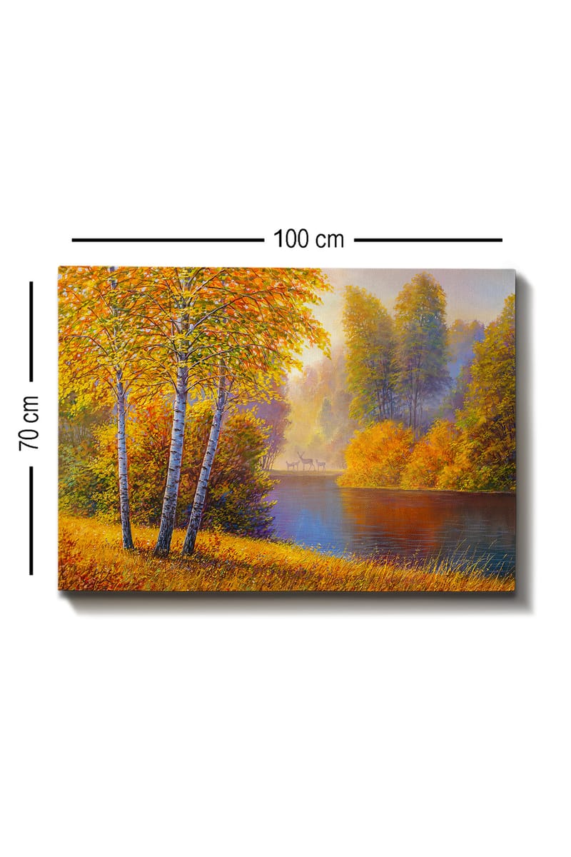 Dekorativ Canvastavla 70x100 cm - Flerfärgad - Inredning - Tavlor & posters - Canvastavla