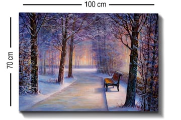 Dekorativ Canvastavla 70x100 cm - Flerfärgad - Inredning - Tavlor & posters - Canvastavla