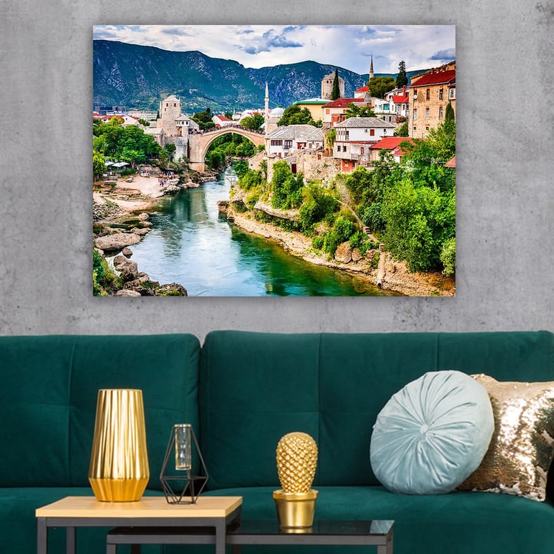 Dekorativ Canvastavla 70x100 cm - Flerfärgad - Inredning - Tavlor & posters - Canvastavla