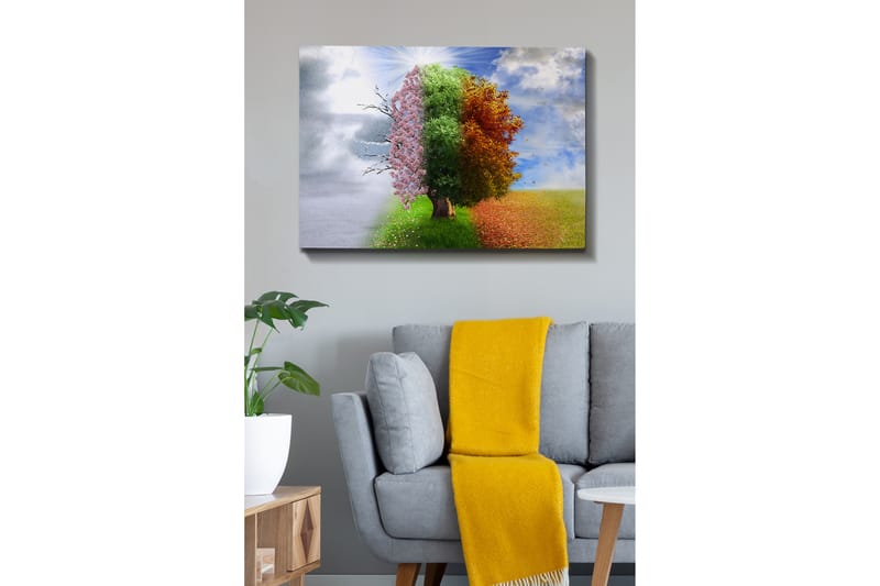 Dekorativ Canvastavla 70x100 cm - Flerfärgad - Inredning - Tavlor & posters - Canvastavla